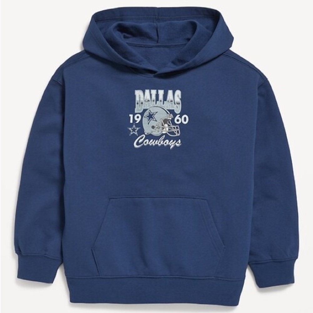 NFL Dallas Cowboys Pull Over Hoodie Kids Size XS NWT